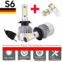 KIT LED CREE S6 COOLER H7 6TA GENERACION 16000LM + 2 LED REGALO