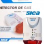 DETECTOR DE GAS NATURAL O ENVASADO 220V SICA SENSOR ALARMA