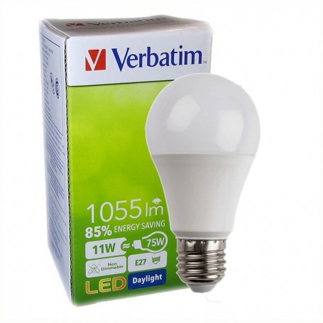 Lampara Bulbo Led Rosca E27 Verbatim 99329 11W Fria