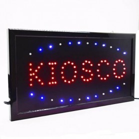 CARTEL LED KIOSKO EXELENTE CALIDAD 48CM X 25CM 220V COLGANTE