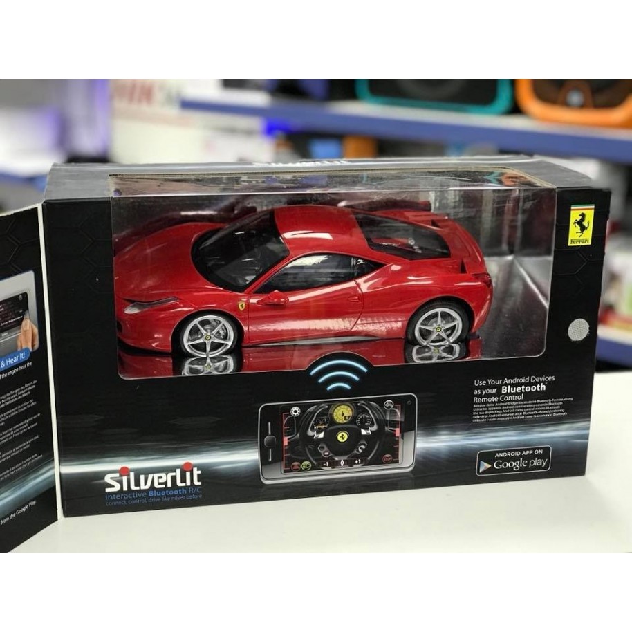Rc Control Remoto Ferrari Bluetooth Interactivo Silverlit