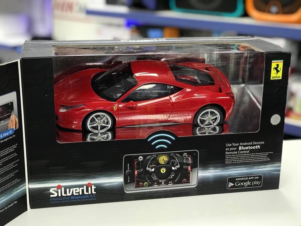 Rc Control Remoto Ferrari Bluetooth Interactivo Silverlit