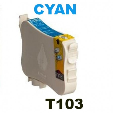 CARTUCHO EPSON ALTERNATIVO 103 CYAN TX600FW T40W CX6900F T103 T30 T40