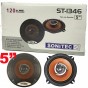 PARLANTES PARA AUTO 5 PULGADAS 120W SONITEC ST-1346 CON REJA DOS VIAS