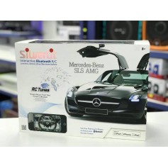 AUTO A RADIO CONTROL MERCEDES BENZ SILVERLIT IPHONE BLUETOOTH LUCES MUSICA