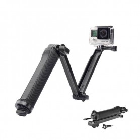 Baston 3 Way Go Pro 3 En 1 Tripode Selfie Go Pro Hero 6 5 4 3