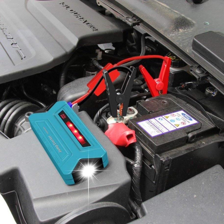 MiniBatt POCKET- Bateria arrancador de motos y coches. Cargador de móviles,  tablets y otros dispositivos