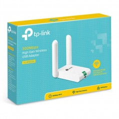 PLACA DE RED WIFI DOBLE ANTENA TL-WN822N 300MBPS TP-LINK WINDOWS LINUX MAC