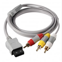 CABLE DE AUDIO Y VIDEO NINTENDO WII 3 RCA