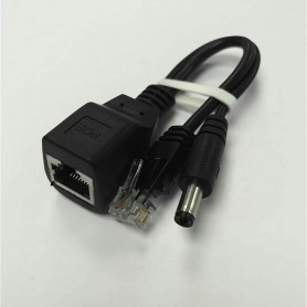 Cable Inyector Eyector Poe Adaptador Poe Ethernet M Macho