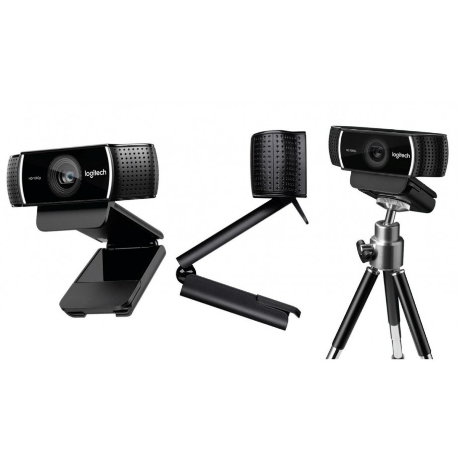 Camara Web Logitech C922 Pro Full HD 1080p con Microfono + Tripode  Perifericos Camaras Web