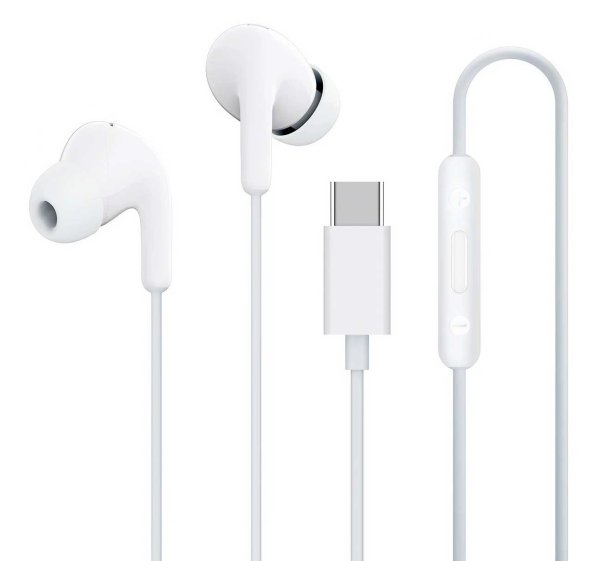 Auriculares Xiaomi M2413E1 In Ear Con Cable USB-C Type-C Tipo-C Blanco
